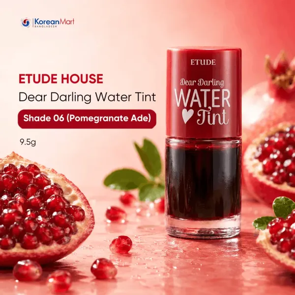 Etude House Dear Darling Water Tint Shade 06 (Pomegranate Ade) - 9.5g
